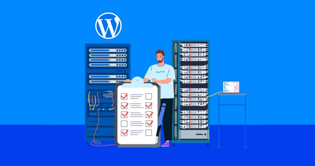Web Hosting Guide: Shared, VPS, Dedicated, Managed An illustration of managed hosting, showing a website being taken care of by a hosting provider that handles the technical aspects of the server