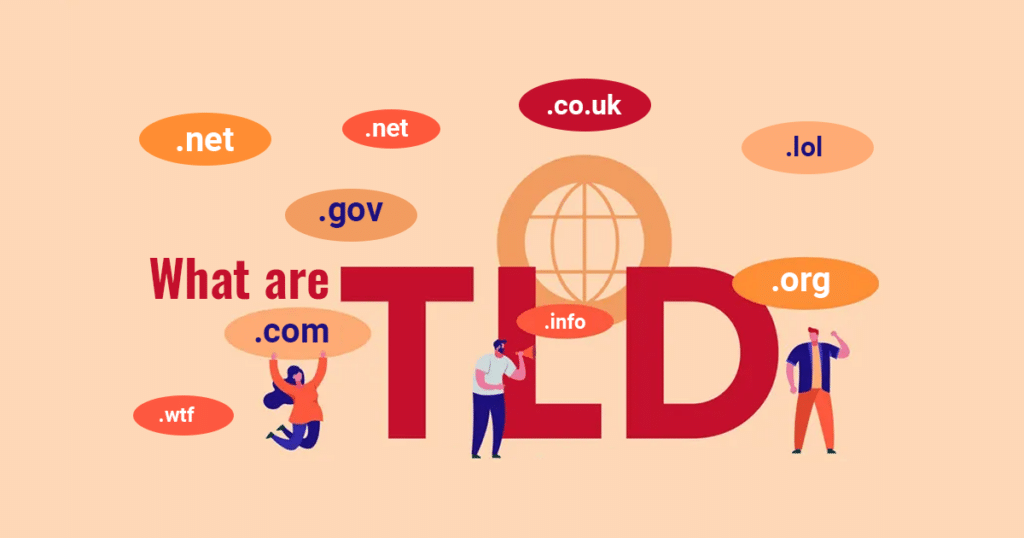 an infographic showing different tlds
