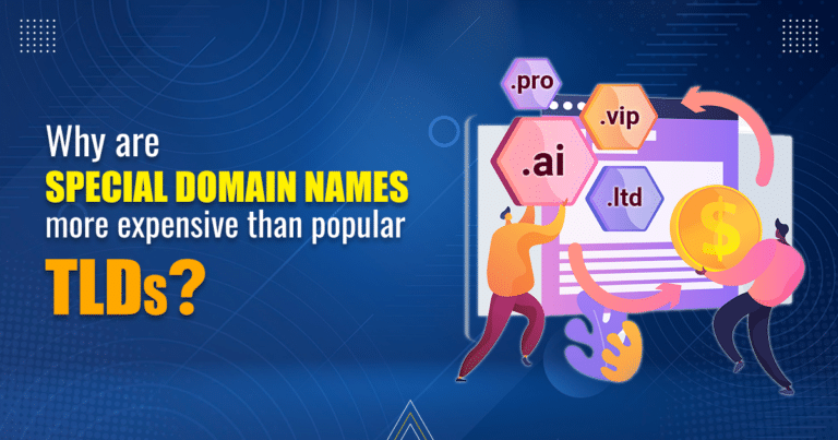 Why are special domain names more expensive than popular TLDs