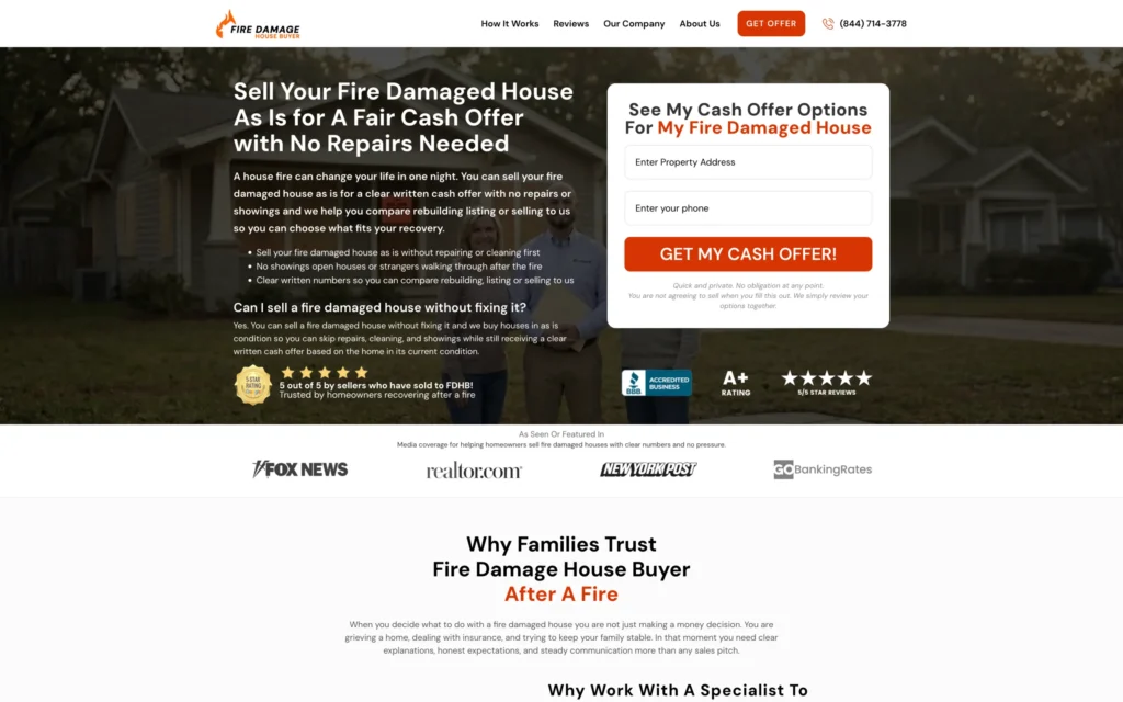 Fire Damage House Buyer