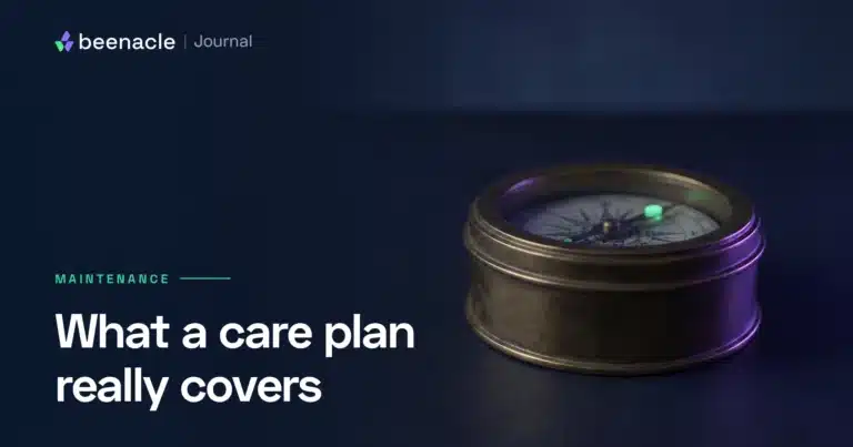 What a WordPress care plan actually covers (and what it shouldn’t).