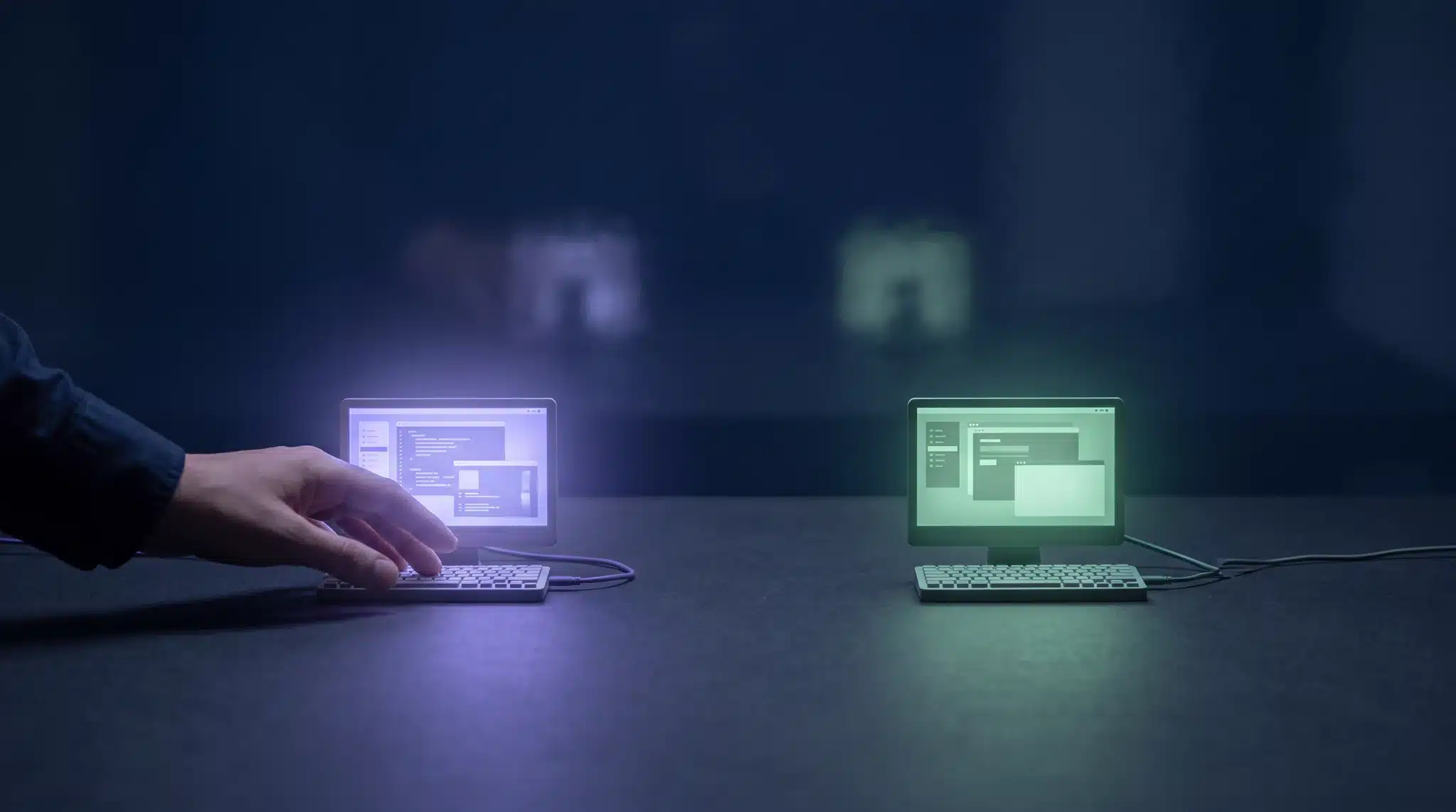 Testing an update on staging before the live production WordPress site.
