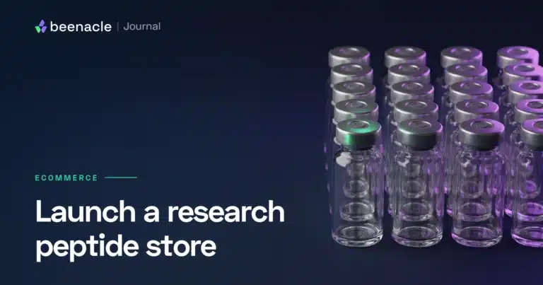 How to launch a research peptide ecommerce store in 2026: a founder’s guide.