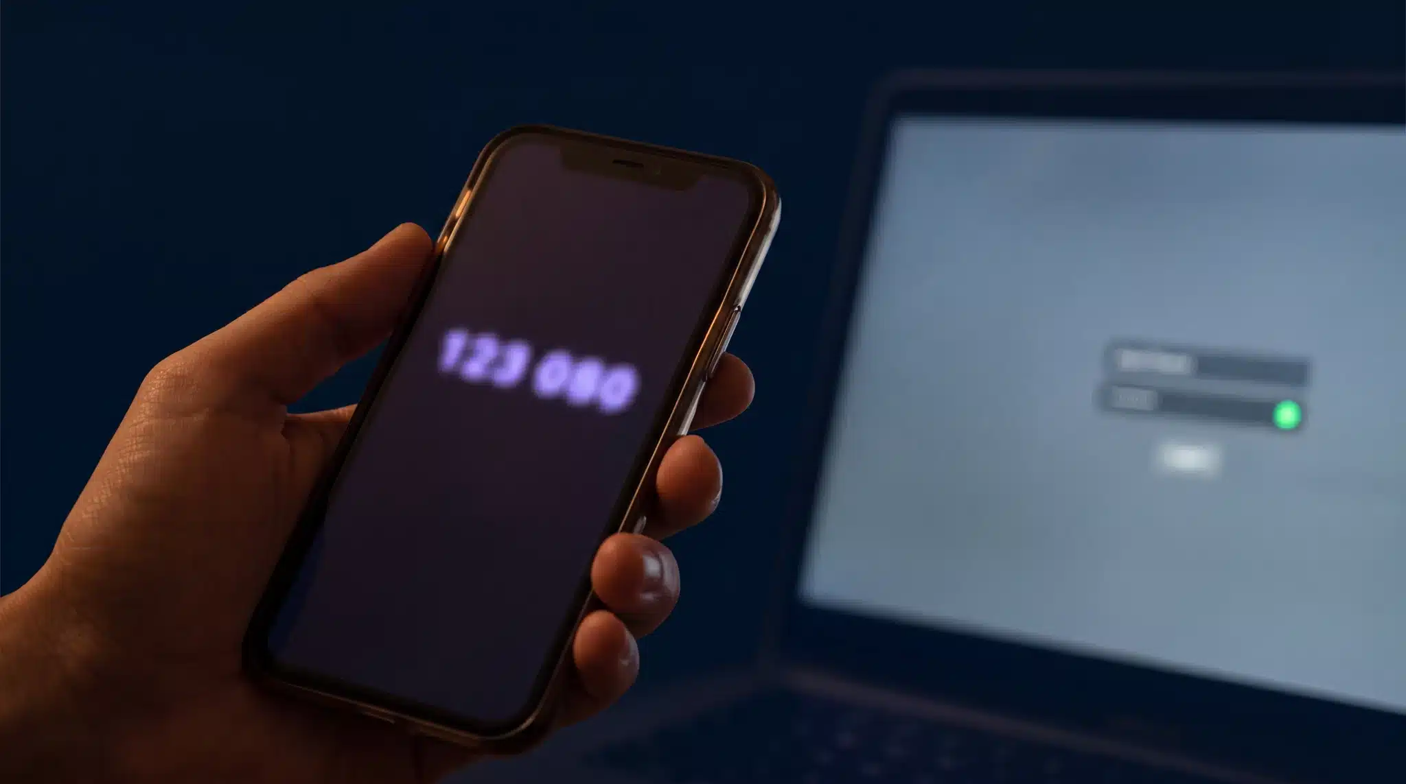 Two-factor authentication protecting a WordPress admin login.